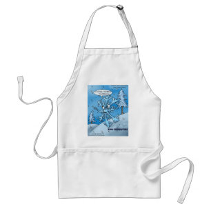 Sneeuwvlok Filosofen Grappige Cadeaus T-shirts Kaa Standaard Schort