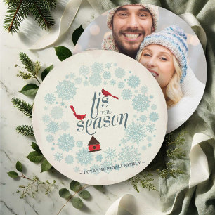  Sneeuwvlok Foto Vakantie Kaart