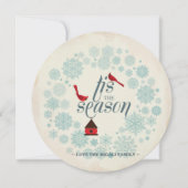  Sneeuwvlok Foto Vakantie Kaart (Voorkant)