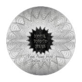 Sneeuwvlok (gepersonaliseerde foto Bord) Snijplank (Voorkant)