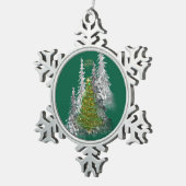 Sneeuwvlok Gesneuvelde Ornament (Rechts)