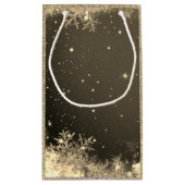 Sneeuwvlok glinsterende cadeautas (Achterkant)
