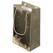 Sneeuwvlok glinsterende cadeautas (Achterkant Gekanteld)