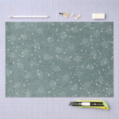 Sneeuwvlok Gold Star Blauwgroen Blauw Decoupage Ke Tissuepapier (Craft)