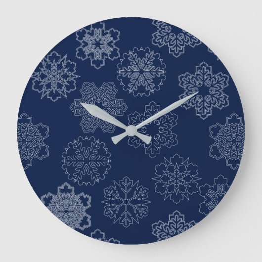 Sneeuwvlok Grote Klok (Voorkant)