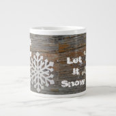 Sneeuwvlok Grote Koffiekop (Voorkant)