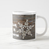 Sneeuwvlok Grote Koffiekop (Rechts)