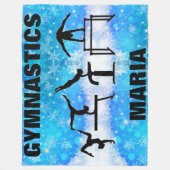 Sneeuwvlok Gymnastiek Meisjes Evenementen Fleece D (Voorkant)