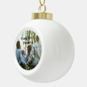 Sneeuwvlok harmonie keramische bal ornament (Rechts)