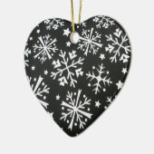 Sneeuwvlok hart Ornament (Links)