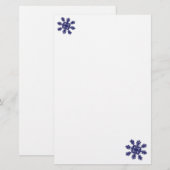Sneeuwvlok II Briefpapier (Voorkant / Achterkant)
