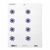 Sneeuwvlok II Etiket (Full Sheet)