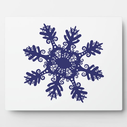 Sneeuwvlok II Fotoplaat (Voorkant)