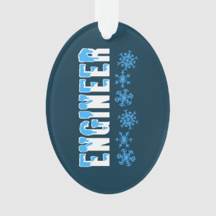 Sneeuwvlok ingenieur ornament