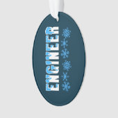 Sneeuwvlok ingenieur ornament (voorkant)