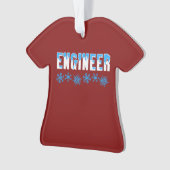 Sneeuwvlok ingenieur ornament (voorkant)