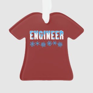 Sneeuwvlok ingenieur ornament