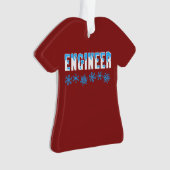 Sneeuwvlok ingenieur ornament (voorkant)