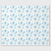 Sneeuwvlok Inpakpapier (Vlak)