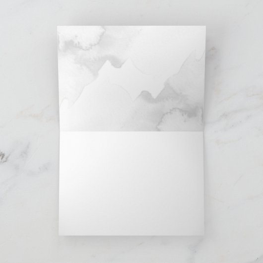 Sneeuwvlok is onderweg Baby shower Dank je wel Bedankkaart (Binnen)