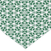 Sneeuwvlok Kant Groene en Witte Tafelloper (Hoek)