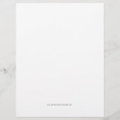 Sneeuwvlok Kant Kerst Slinger Briefpapier Briefhoofd (Achterkant)