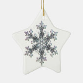 Sneeuwvlok Keramisch Ornament (Rechts)