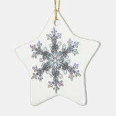 Sneeuwvlok Keramisch Ornament (Links)