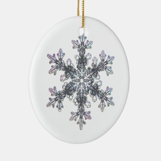 Sneeuwvlok Keramisch Ornament (Rechts)