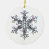 Sneeuwvlok Keramisch Ornament (Voorkant)