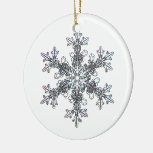Sneeuwvlok Keramisch Ornament (Links)