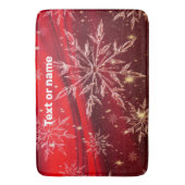 Sneeuwvlok Kerst Keuken Badmat Mat Home (Voorkant Verticaal)