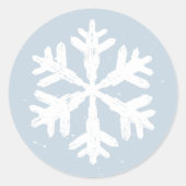  sneeuwvlok Kerst sticker afdichtingen (Voorkant)