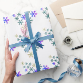 Sneeuwvlok Kerstboom Festive Vakantie Cadeaupapier