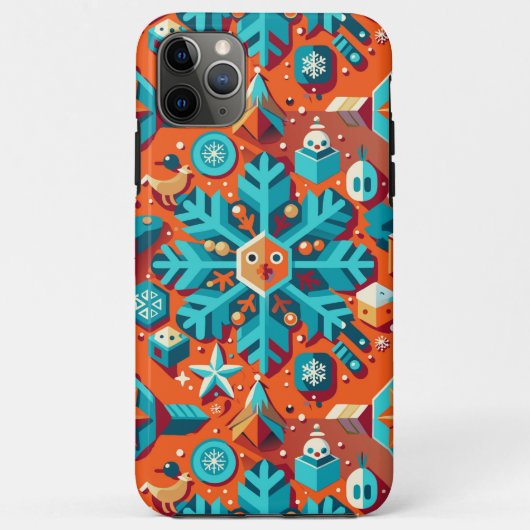Sneeuwvlok Kerstmagie Winter Case-Mate iPhone Case (Achterkant)