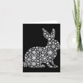Sneeuwvlok Kerstmis - Bunny Rabbit Kaart (Voorkant)