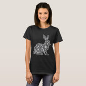 Sneeuwvlok Kerstmis - Bunny Rabbit T-shirt (Voorkant volledig)