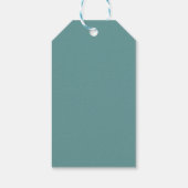 Sneeuwvlok Kerstmis/Feestdagen Cadeaulabel (Achterkant)
