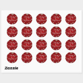 Sneeuwvlok Kerstmis Stickers (Vel)