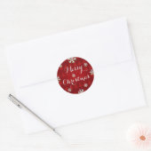 Sneeuwvlok Kerstmis Stickers (Envelop)