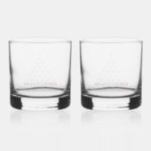 SNEEUWVLOK Kerstmis Whisky Glas (Achterkant)