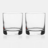 SNEEUWVLOK Kerstmis Whisky Glas (Links)