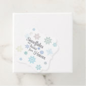 Sneeuwvlok Kisses van Heaven Gift Labels (In situ)
