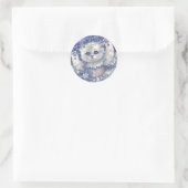 Sneeuwvlok Kitten Stickers (Tas)