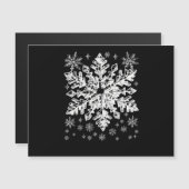 Sneeuwvlok Kostuum Winter Kerst Matching Heren W (Voorkant / Achterkant)