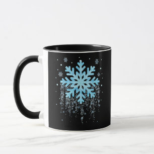 Sneeuwvlok Kostuum Winter Kerst Overeenkomende Her Mok
