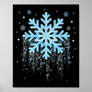 Sneeuwvlok kostuum Winter Kerstmis Bijpassende Man Poster