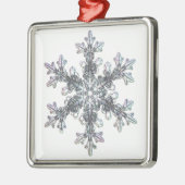 Sneeuwvlok, kristal metalen ornament (Links)