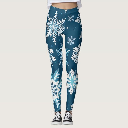 sneeuwvlok kristallen leggings (Voorkant)