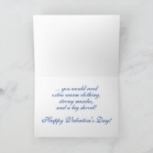 Sneeuwvlok Kus Valentijn Kaart (Binnen)